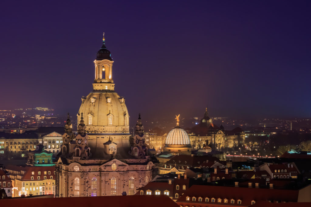 Finanzministerium, Frauenkirche, Albertinum & Staatskanzlei • Dresden